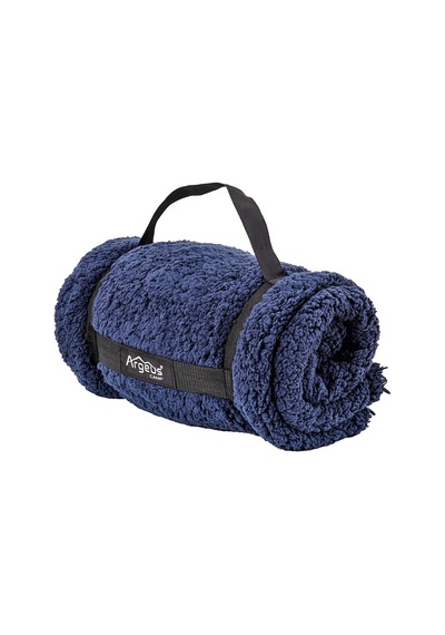 Peluş Polar Kamp Battaniyesi - Lacivert - Acil Durum Battaniye - Argeus Camp Çok Renkli