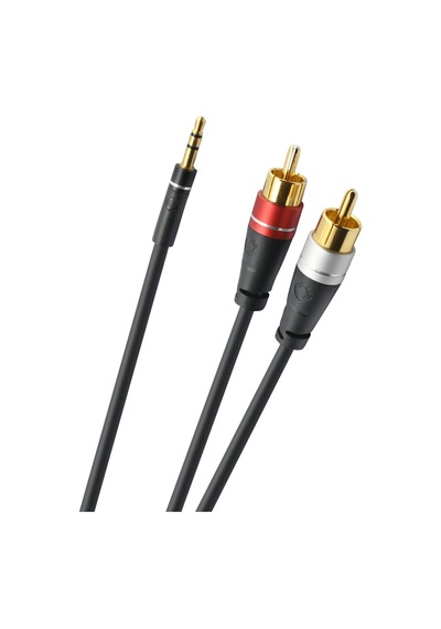 Oehlbach D1c33191 Jak - Rca 2,00 Mt Rca & 3.5 Mm Ses Kablosu