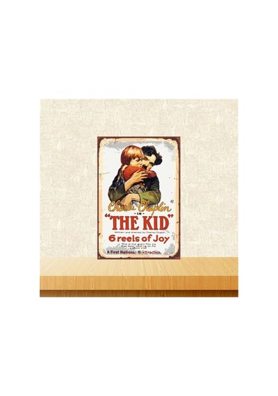 Charles Chaplin The Kid 20-30 Cm Retro Ahşap Tablo Tkfx5222 Çok Renkli - 743298879 Çok Renkli