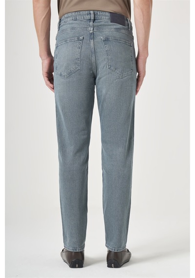 İmza Haki 5 Cep Gabardin Slim Fit Pamuklu Denim Jean Kot Pantolon 1023260154