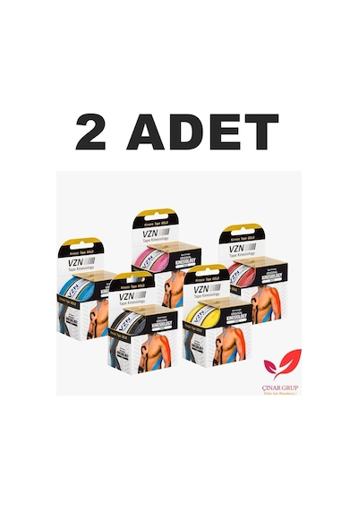 Vzn Kinesio Sport Tape Sporcu  Bandı Siyah Renk 5Cm X 5M