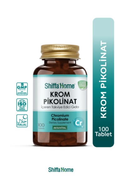 Shiffa Home Krom Pikolinat 100 Tablet Takviye Edici Gıda