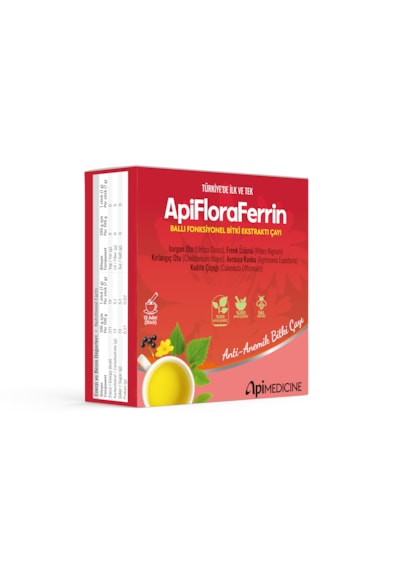 Apimedicine Apifloraferrin Fonksiyonel Bitkisel Ekstrakt Çayı 12 Stick 84 G