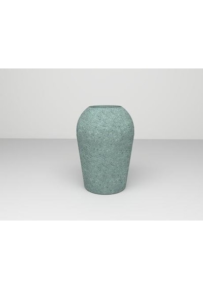Nuano Consept Zen Serisi Yuvarlak Saksı Yeşil 28x35
