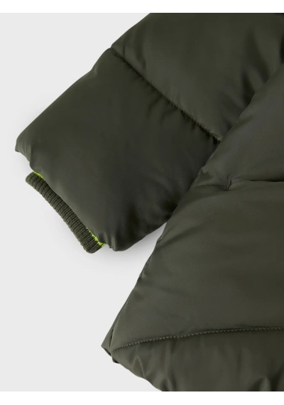 Name It Nmmmorten Puffer Dino Detail1 Erkek Çocuk Mont 13243943 Yeşil