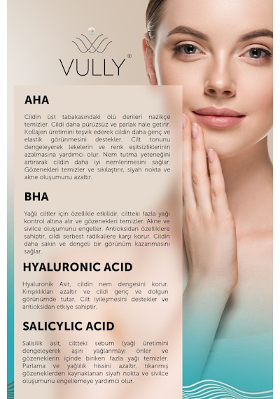 Vully 24K Altın Parçacıklı Gözenek Sıkılaştırıcı Yüz Temizleme Jeli 200 ML