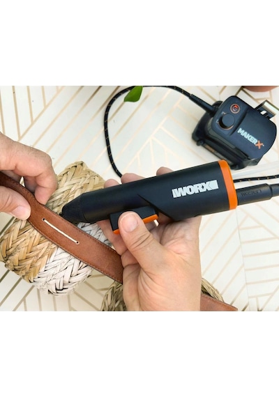 Worx Wx746.9 Makerx 20volt Profesyonel Sıcak Mum Silikon Tabancası + 10 Silikon Akü Dahil Değildir