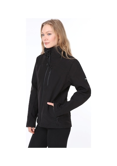Ghassy Co.Kadın Su Rüzgar Geçirmez Softshell Mavi Spor Mont 500518795