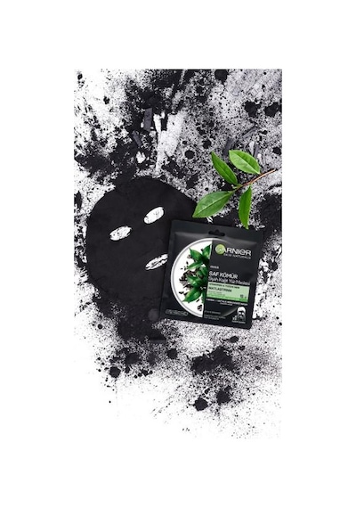 Garnier Saf Kömür Siyah Kağıt Yüz Maskesi Parlama Karşıtı