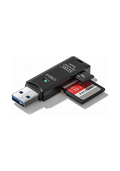 2'si 1 Arada Usb 3.0 Micro Sd/tf Kart Okuyucu, Veri Aktarım Adaptörü