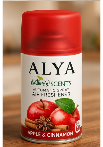 Nature's Scents Apple Cinnamon - Elma Tarçın Oda Kokusu Yedek Makine Spreyi 250 Ml