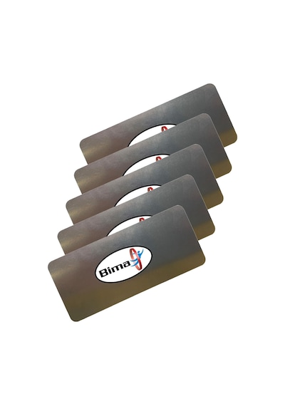 Bima Rötuş Rütüş Rutuş Çeliği 4cmx9cm 5 Adet ıdır Ekstra Çapağı Alınmıştır
