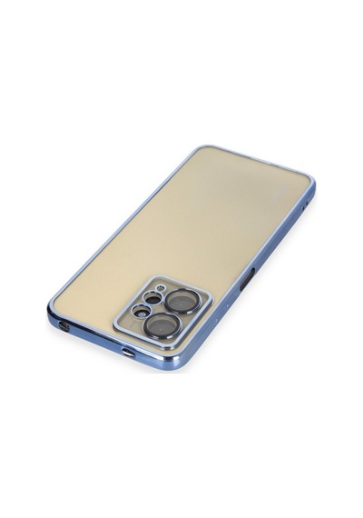 Note 12 4g Kılıf Razer Lensli Silikon - Açık Mavi