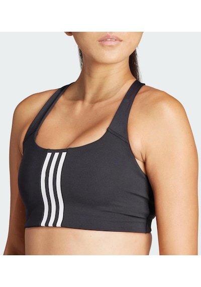 Adidas Iq3369 Power Impact Training Medium-Support 3-Stripes Siyah Sporcu Sütyeni 001 Adidas Iq3369 Power Impact Training Medium-Support 3-Stripes Siyah Sporcu Sütyeni 001