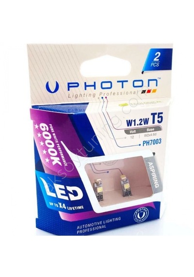 Dipsiz Photon T5 12/24v 1.2w Canbus 3'lü Ph7003 Led
