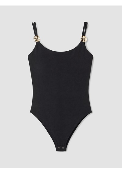 Lcw Vision Siyah U Yaka Kadın Bodysuit