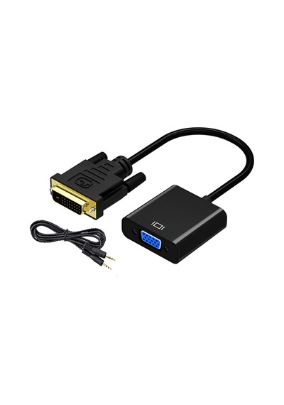 Dvı - D 24+1 To Vga Aktif Dönüştürücü Kablo Ses Destekli