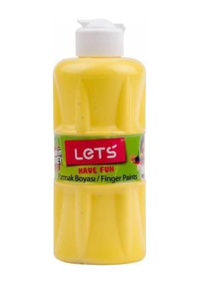 Lets Parmak Boyası 500 ML Sarı  L-5002