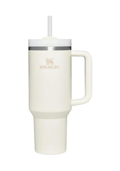Stanley Quencher H2.o Flowstate Tumbler Pipetli Termos Bardak 1.18 Lt Cream Tonal