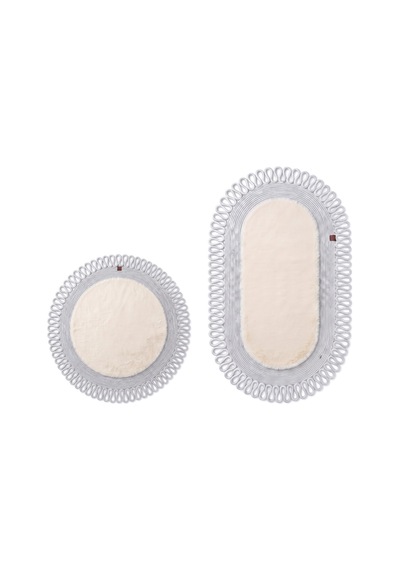Banyo Paspası Takımı 60x100+60x60 Cm Dış Trikot Bej & Gümüş