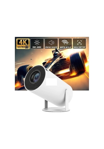 Ambition Projektör Hy300 Pro 4k Android 11 Çift Wifi6 260ansı A