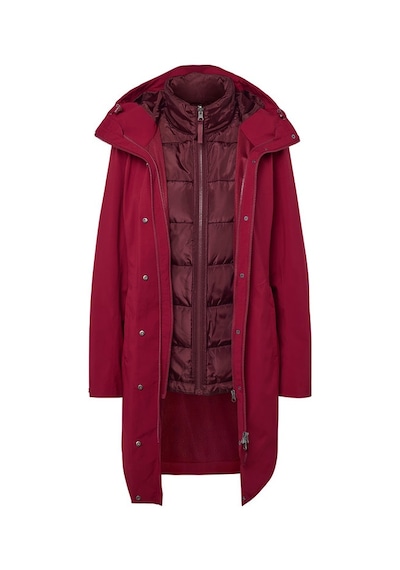 Tchibo Kadın Outdoor Mont, 3 Ü 1 Arada, Bordo Bordo