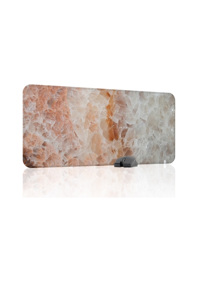 Renkli Mermer Kaymaz Dikişli Kauçuk Oyuncu Mousepad V2 - 90x40 Xxl Gaming Mouse Pad Fare Altlığı