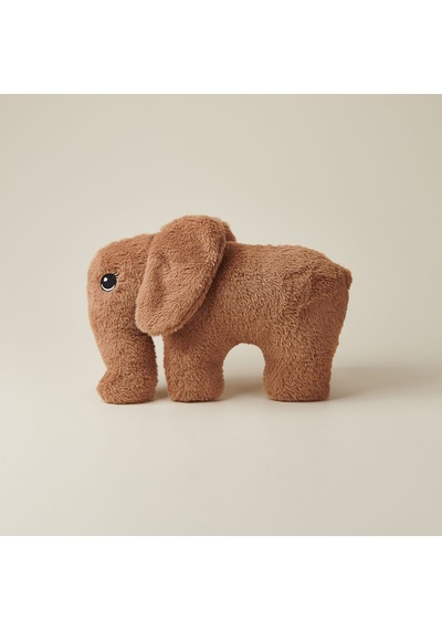 Soft Fil Figürlü Yastık - Kahverengi - 38x26 Cm Çok Renkli