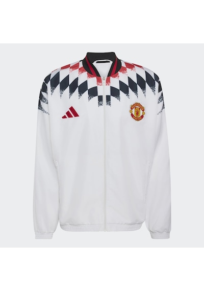 Adidas Manchester United Stadium Erkek Beyaz Ceket Kv4348