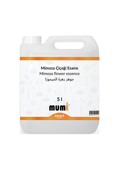 Mimoza Çiçeği Mum Esansı 5 Litre Şeffaf