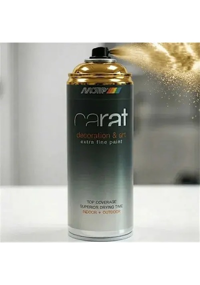 Carat Sprey Boya Krom Altın Efekt 400 Ml Diğer