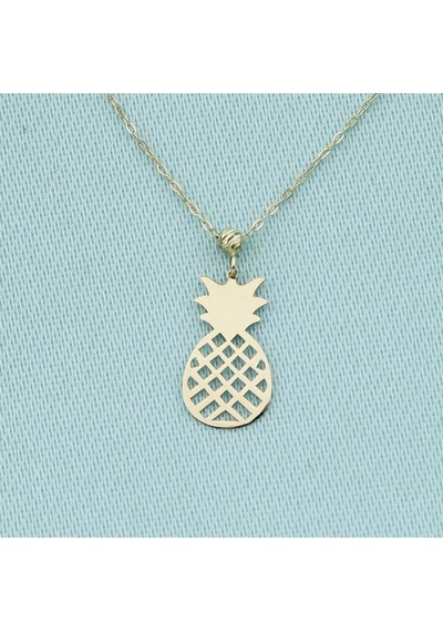 14 Ayar Altın Ananas Kolye 4n37046 Sarı