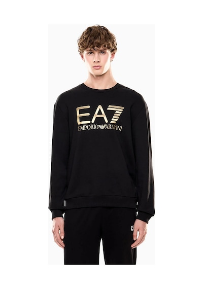 Ea7 7m001191af17787 Logo S Erkek Sweatshirt Siyah