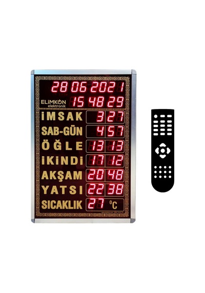 Kumandalı Büyük Boy Cami İmsakiye