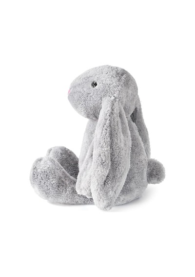 Özgüner Oyuncak Peluş Tavşan 60 Cm Büyük Boy - Yumuşak Sarılmalık Tavşan Oyuncak Gri