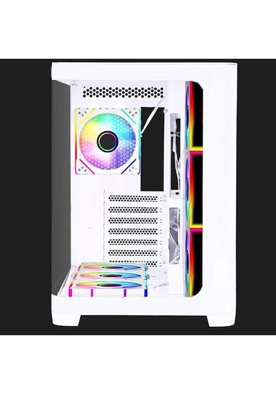 Gamebooster Gb-g2852w 7-fanlı Gamıng Mıd-tower Pc Kasası Beyaz