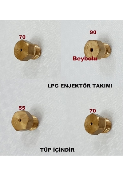 Profilo Uyumlu Ocak Lpg Tüp Dönüşüm Enjektör Memeleri 7 Mm - 456502361