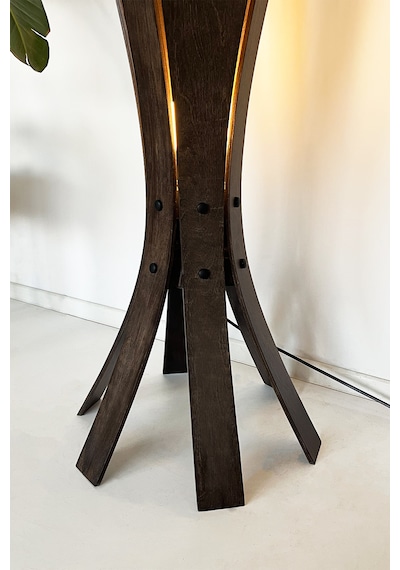 Hedra Lambader İskandinav Ahşap Lambader Ceviz