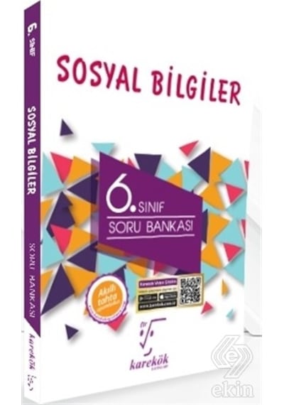 6.Sınıf Sosyal Bilgiler Soru Bankası - Fatih Dumangöz -  Nusret Şahin - Karekök Eğitim Yayın