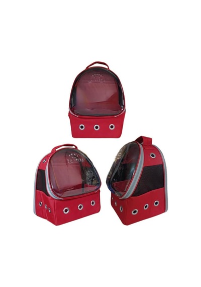 La Vista Dalton Fix Kedi, Küçük Köpek Taşıma Çantası Kırmızı 30-25-45cm