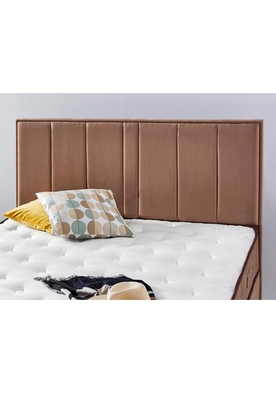 Nironyatak Niron Comfort Başlık 100 Cm Tek Kişilik Yatak Başlığı Sütlü Kahve
