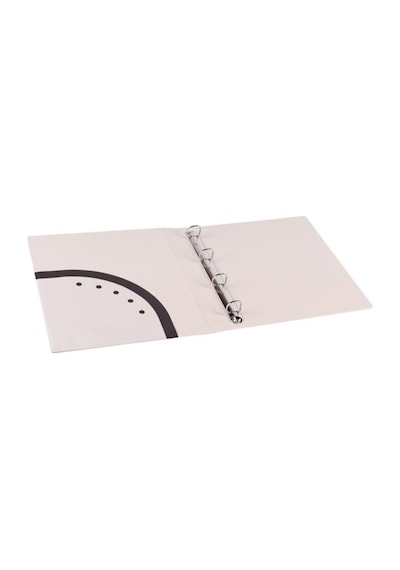Evrak Sunum Firma Klasörü A4 Pvc 3 Cm 4 Halkalı Double Color Ring Binder File 200 Yaprak Kapasiteli 27x32 Cm Diğer