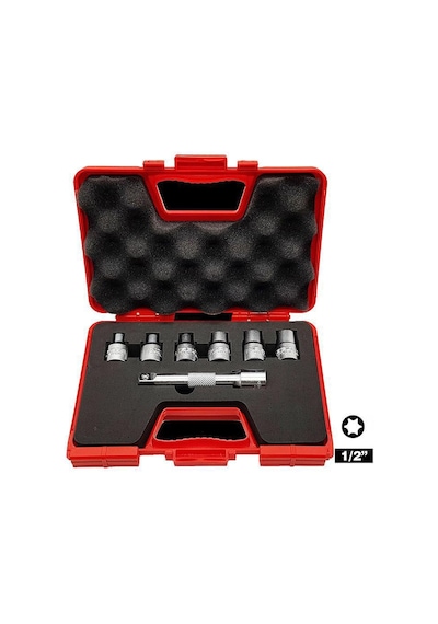 İzeltaş 1/2 Star (torx) Lokma Anahtar Takımı (7par)-1113006007