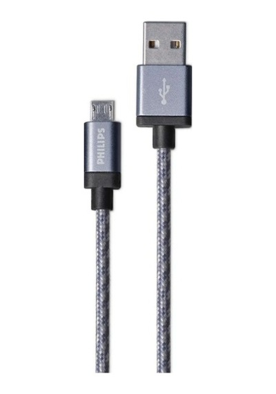 Philips Uyumlu Dlc2518N Micro Usb - Örme Şarj Ve Data Kablosu