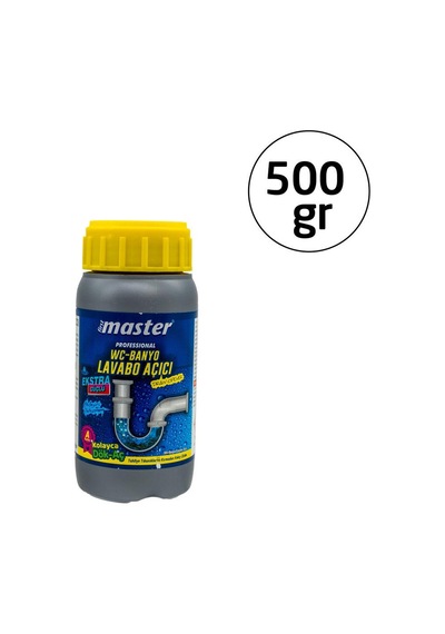 Master 500790 Dök Aç Wc Banyo Lavabo Açıcı 500 Gr