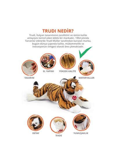 Trudi Şirin Yeşil Denizatı Peluş Oyuncak 17 cm – Yumuşacık Deniz Canlısı Hediyelik |