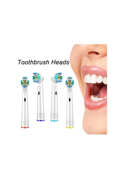 Yeni-sb17a Stili Oral-b Diş Fırçası Başlıkları İçin 4 Adet Yedek