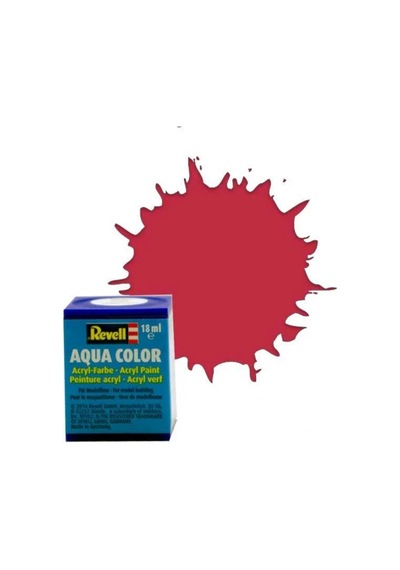 Aqua Color Carmine Red - Mat Boya- 18 Ml