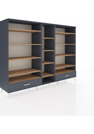 Hyperion Dolap 14 Raflı 2 Çekmeceli 220x44x163 Antrasit-çam/antr Antrasit-çam/antrasit Hyperion Dolap 14 Raflı 2 Çekmeceli 220x44x163 Antrasit-çam/antr Antrasit-çam/antrasit