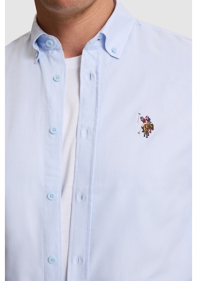 U.s. Polo Assn. Erkek Açık Mavi Gömlek Basic 50332757-vr003 Acık Mavı
